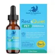 Rest & Quiet Pet Formula 15mL Drops Natural Stress Relief for Dogs Cats- Horses