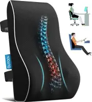 QUTOOL Lumbar Support Pillow Office Chair Back Support Pillow for Car Computer