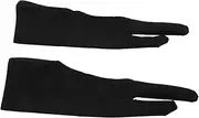 Ciieeo Professional Artists Gloves 2-Finger Painting Gloves Elastic for Daily Drawing Tablet Use