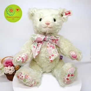 【現貨正品】德國 Steiff 限量 日本限定 金耳釦泰迪熊 手工 羊毛 綠 Fleur Teddy 收藏 玩偶 娃娃