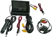 4.3Inch Car Rear View Backup Camera LCD Monitor for Vehicle Van Night Vision Reverse Video Parking System