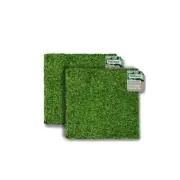 2PCS Synthetic Artificial Grass Fake Lawn 180 x 180 cm Turf Fake Green Plant