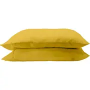 ettitude Clean Lyocell & Hemp Pillowcase Set in Honey at Nordstrom, Size King