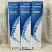 3 Pk Icepure RWF0500A Replacement Refrigerator Water Filters / 4396508 EDR5RXD1