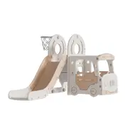 Little Riders Australia Smile Bus Slide indoor outdoor kids activity center