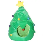 Christmas Tree Holiday Pet Hut Cat House Pet Hut Cave Cozy Area