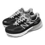 NEW BALANCE 紐巴倫 休閒鞋 990 V6 D 寬楦 女鞋 黑 銀 美製 麂皮 反光 復古 運動鞋 NB W990BK6D