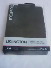 NEW Sealed Black Incipio Lexington Folio iPad Air Case Leather w Hard Shell Back