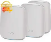 NETGEAR Orbi RBK353 AX1800 Mesh WiFi 6 System 3-Pack Dual Band 1.8Gbps