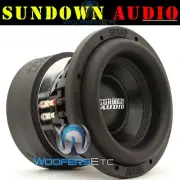 SUNDOWN AUDIO SA-8 V.3 D4 SUB 8" 500W DUAL 4-OHM SUBWOOFER LOUD BASS SPEAKER NEW