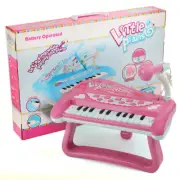 22 Keys Grand Piano Keyboard With Microphone Musical Kids Toy With Sound Light