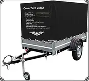 Box Trailer Cover 7x4x2 - Universal Tonneau Cover