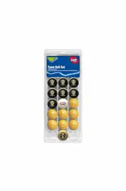 Richmond Tigers AFL 16 Ball Set V Colour Yellow