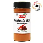 3x Shakers Badia Cayenne Pepper Seasoning | 4oz | Gluten Free No MSG & Kosher