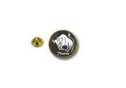 pins pin's flag badge metal lapel hat button biker on zodiac taurus