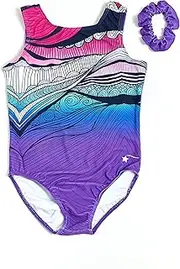 [DESTIRA] Girl's Zen Doodle Gymnastics Leotard