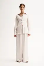 Ella Shirt Ivory Size 12 | Elka Collective