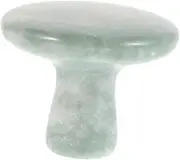 Generic Natural Jade Mushroom Gua Massage Tool for Face Neck Body Versatile Hot Compress Stone for Skincare Relaxation for Muscle