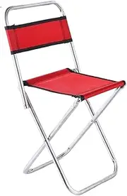 Foldable Outdoor Stool | Non Slip Folding Seat - Camping Foldable Seat, Non Slip Lightweight Camping Stool Sturdy Portable Seat for BBQ, Beach, Travel, Fishing