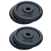 4 Pcs Weight Plates Set 20kg Dumbbell Plate Workout Strength Training Fitness