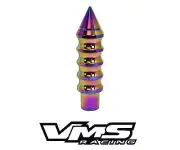 NEOCHROME VMS RACING SPIKED RIBBED EXTENDED SHIFT KNOB W/ STASH SPOT FOR NISSAN (for: Nissan)