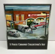 Snap-On 3 Piece Chrome Collectors Set 85th Anniversary Car Truck Heavy Duty 1:24