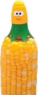Joie Corn Star Interlocking Corn on The Cob Holders, 2 Pairs (4 Corn Picks), Yellow