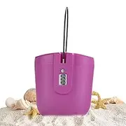 Beach Lock Box - Waterproof Portable Key Combination Code Security Case, 2L Large Capacity Storage | Travel Safe with ABS Shell, Thickened Steel Wire for Personal Items, Outdoor Mobile Accessories