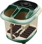 harayaa Foot Bath, Foot SPA, Household with Massage Rollers Electric Constant Temperature Deep Pedicure Foot SPA Tub, Footbath Bucket, Green