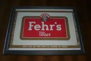 FEHR'S BEER FRAMED AD PRINT - LOUISVILLE , KENTUCKY