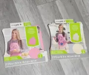 Set Of 2 Imagine8 Canvas Aprons