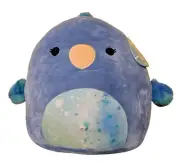 Brand New Zipp the Blue Parrot Squishmallow 11"