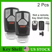 2x Remote Key Case Shell 4 Button for 2017 2018 2019 Audi A5 Quattro NBGFS14P71