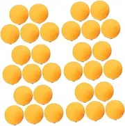 Table Tennis Training Balls with Punch Holes 30pcs Silicone Plug Balls Sturdy Portable Pong Balls for Practicing