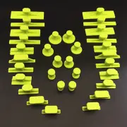 32Pcs Car Body Glue Pulling Tabs Paintless Dent Repair uo