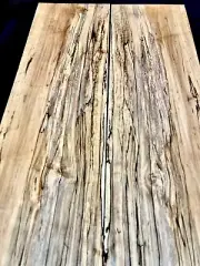 Black Line Spalted Hard Maple Bookmatch Set Of Two Boards Craft Wood Projects