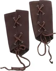 [BESTYASH] Costume Belt Bavarian Arm Guards Halloween Party Dress up Pirate Boot Covers Medieval Boot Wraps