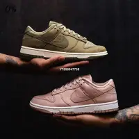 在飛比找Yahoo奇摩拍賣-7-11運費0元優惠優惠-Nike Dunk Low Suede 橄欖綠 DV7415