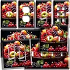 APPLES GRAPES BASKET STILL LIFE LIGHT SWITCH OUTLET WALL PLATE KITCHEN ART DECOR