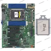 Supermicro H12SSL-i ATX Server Motherboard + AMD EPYC 7763 64 Core CPU Processor
