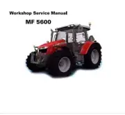 Workshop Manual for Massey Ferguson 5608 to 5600 series Get it Today