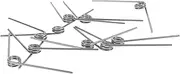FUNOMOCYA Pruning Shear Replacement Springs 10pcs Small Springs for Pruning Shears Garden Pruner Parts Manganese Steel 120°