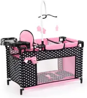 Bayer Design 62660AA Doll'S Bed with Cupboard, Seat, Mobile, Shelf, Duvet, Cu...