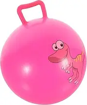 Bouncy Ball Children's Ball Toy (44cm) Inflatable Jumping Ball PVC Rubber Age 3 for Indoors Outdoors Random