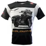 新款“HONDA GOLDWING”GL1800-頂級禮物-男士 T 恤三維-SIZE S TO 5XL