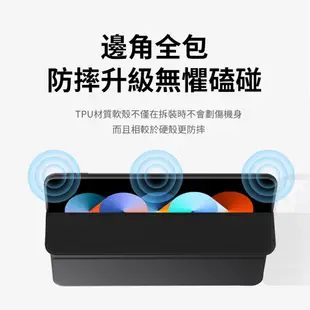 ANTIAN Redmi Pad 紅米平板三折液態蜂窩散熱矽膠平板皮套 智慧休眠喚醒保護套