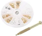 SHERCHPRY 1Set Nail Art Pendant with Hand Drill Tool Charming Nail Charms for Manicure and Personal Decor Lightweight Nail Dangle Accessories for Home Salon Use