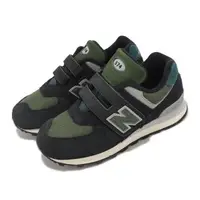 在飛比找森森購物網優惠-New Balance 童鞋 574 寬楦 中童 小朋友 黑