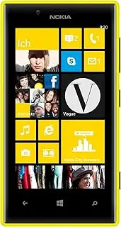 [Nokia] Lumia 720 8GB RM-885 (Microsoft Windows Phone 8, Single-SIM) Factory Unlocked 3G Smartphone (Yellow)