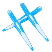 3 PCS False Teeth Brush Hard Cleaning Brush False Teeth Toothbrush